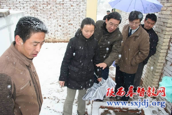 爱德基金会谭花老师来陕验收考察项目(图2)