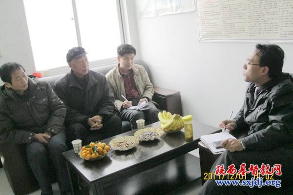 蒲城县统战部贾德旺部长来县基督教两会调研(图1)