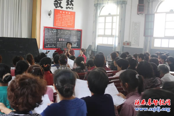 岐山县基督教会举办第十一期圣乐培训班(图1)