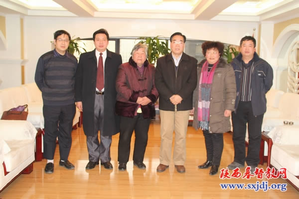 汉中市基督教两会同工访问省基督教两会(图2)