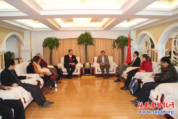 美国基督会代表一行来我省教会访问(图1)