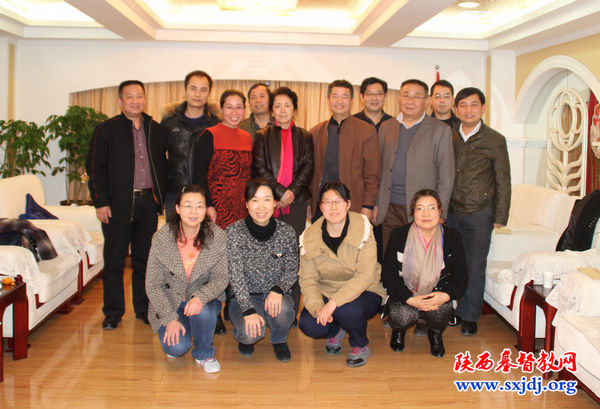 省宗教局领导前来我会祝贺圣诞节