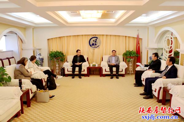 联合圣经公会刘文良博士一行访问我会、陕西圣经学校