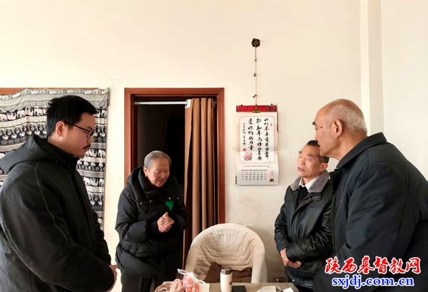 白河县基督教福音堂开展新春探访活动