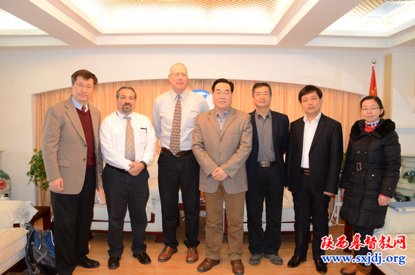 美国国际基甸会一行三人访问我省教会