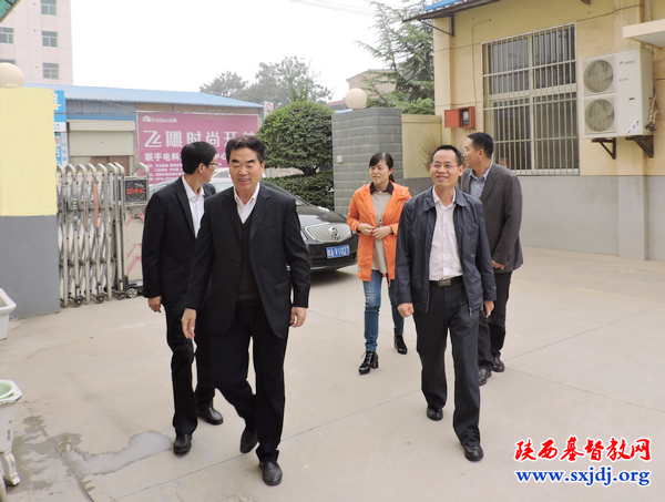 省委统战部虞浩桂处长走访渭南市基督教两会