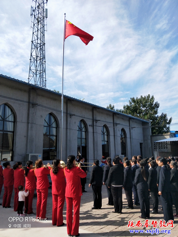 喜迎国庆 爱国爱教 全省各地教会升挂国旗(图7)