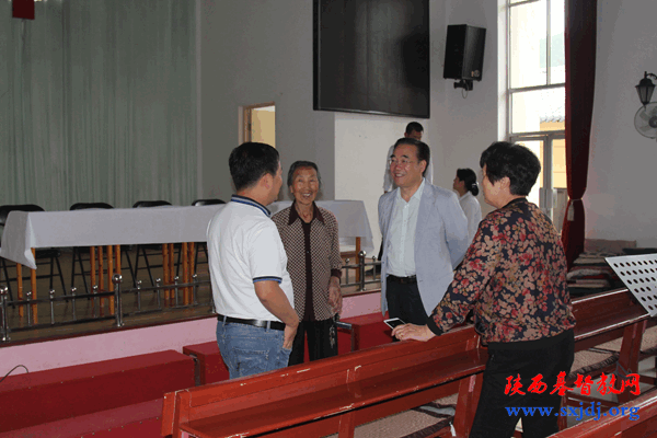 省基督教两会主席会长王俊牧师赴延安教会开展调研事工(图7)