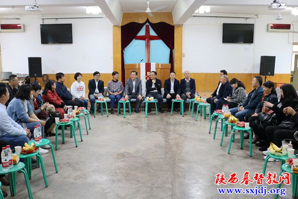 省基督教两会接待重庆市基督教两会教牧同工