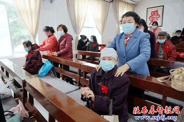 岐山县基督教会欢庆老年节(图2)
