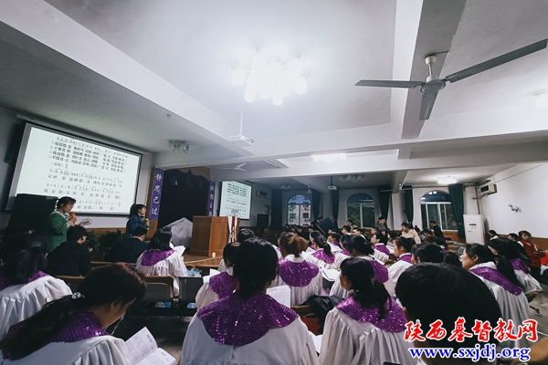 陕西圣经学校举行2022年受难周系列默想崇拜活动(图5)