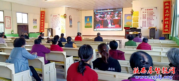 喜迎二十大 奋进新征程——省基督教两会认真组织全省教会收看“党的二十大”开幕会现场直播（一）(图12)